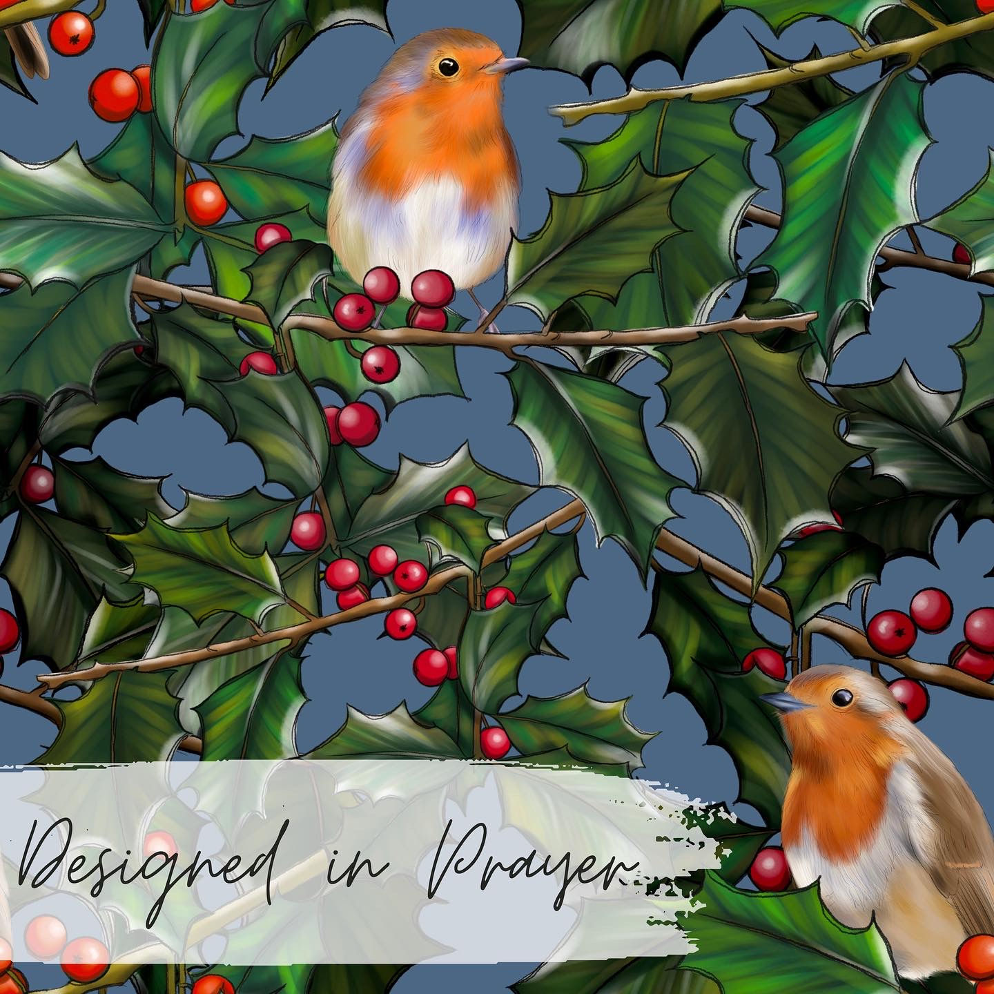 ❄️Winter Robins❄️Non Exclusive-Blue Grey