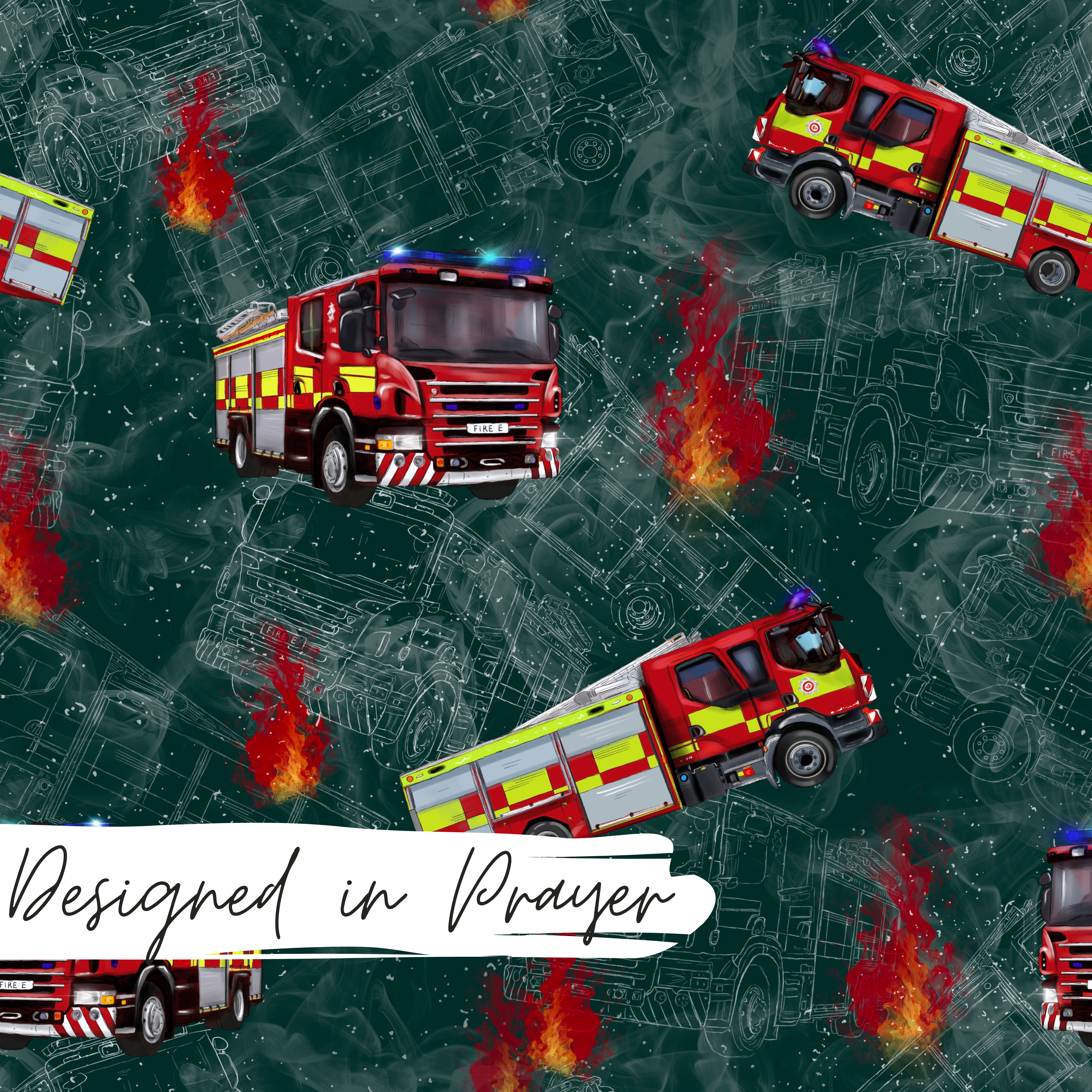 🚒Fire Engines 🔥Non-Exclusive -Dark Green