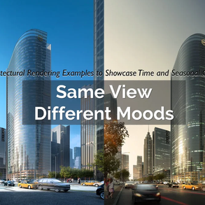 Architectural Renderings Through Time: 5 Stunning Mood Transformations