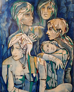 2021 03 Faience 30 x 43 techniques mixtes sur panneau de bois Danielle Doucet.jpg