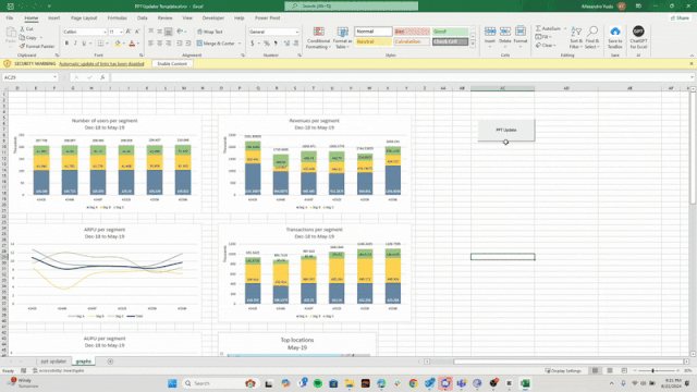 Pelatihan Excel otomatis - Cara buat presentasi PowerPoint langsung dari data Excel