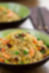 Arroz frito con Camarón