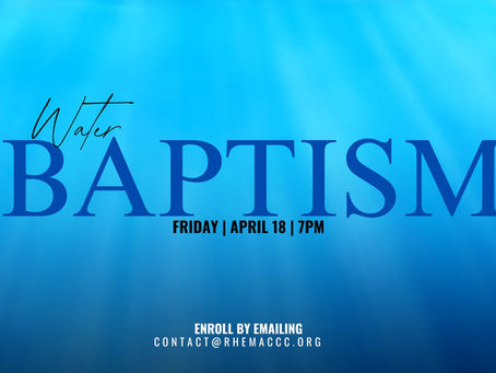 Water Baptism 