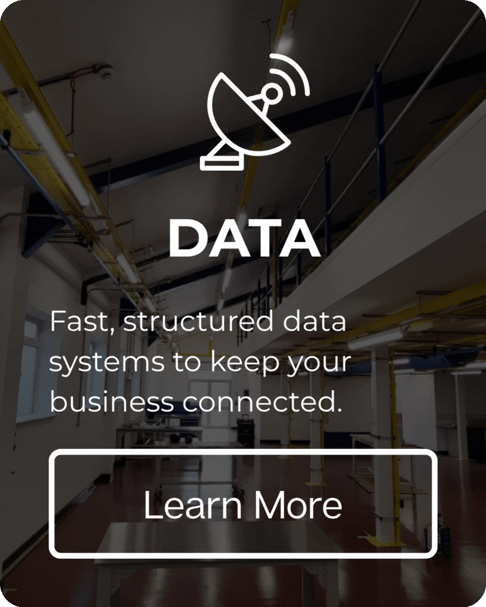 Commercial lighting installation warehouse