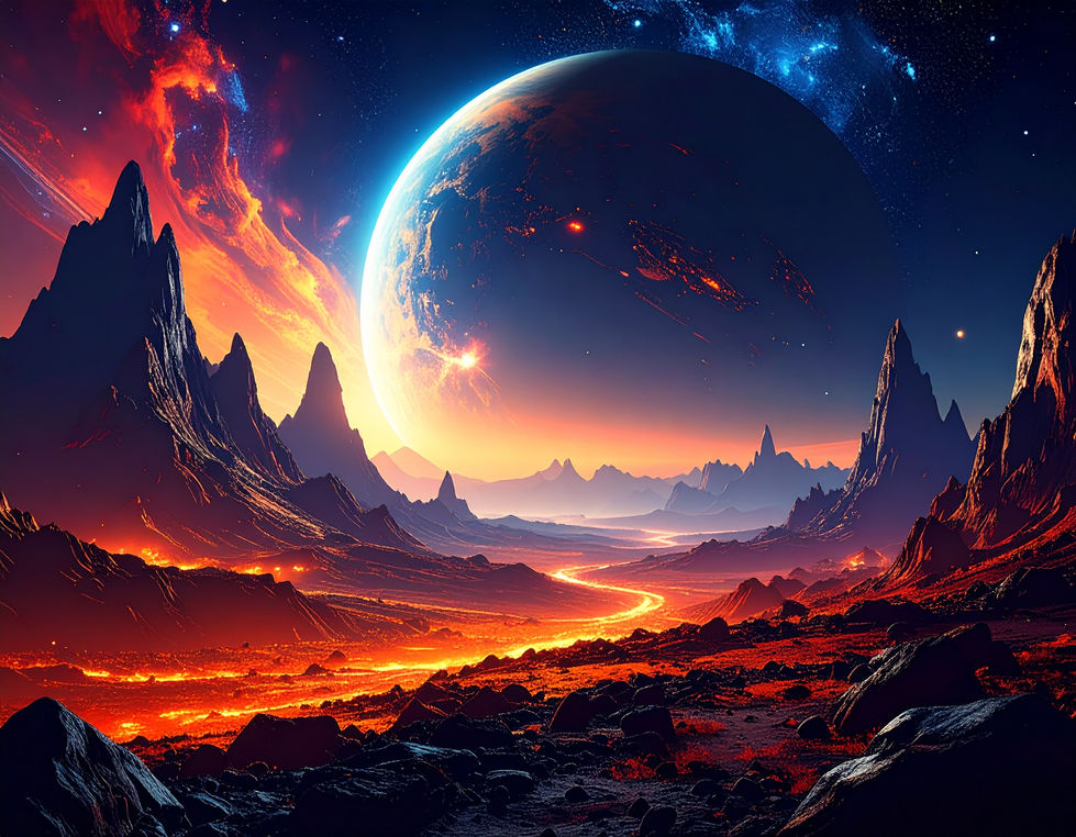 Firefly_Realistic alien planet landscape 959379 CIh