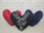 Thumbnail: Heart shaped memory pillow made from a loved ones shirt