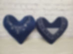 Thumbnail: Heart shaped memory pillow made from a loved ones shirt