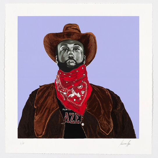 Glare (purple background)