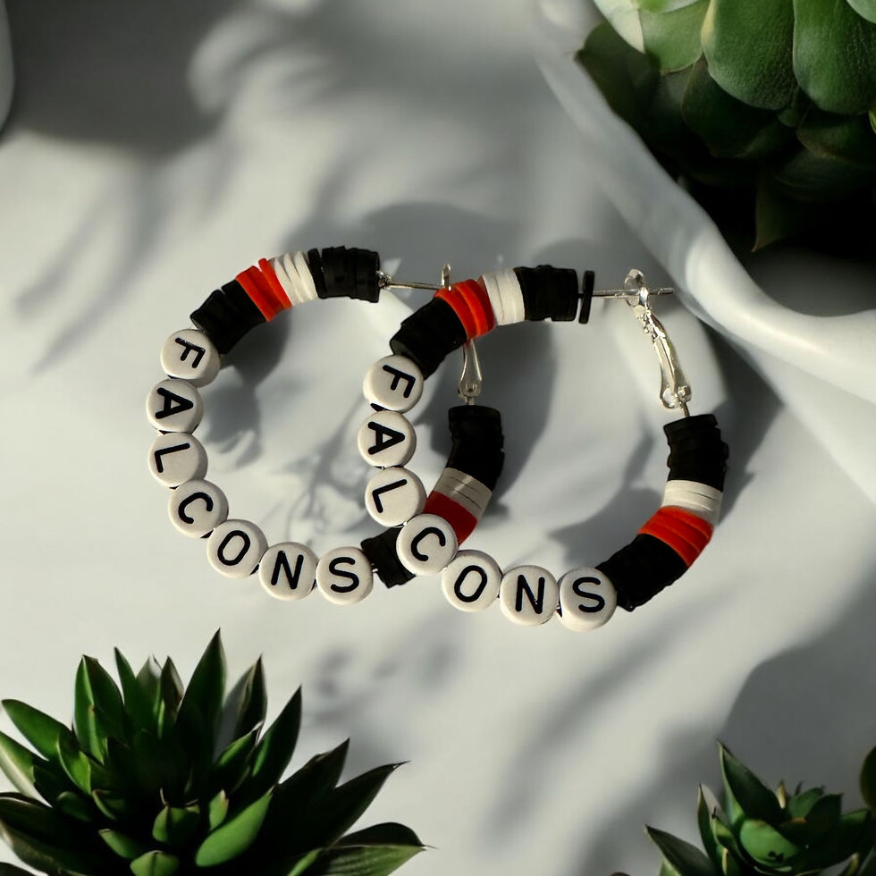 Thumbnail: 35mm Clay Bead Hoops 
