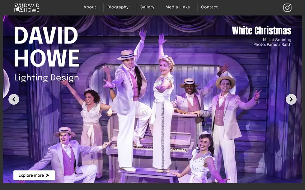 White Christmas Slide