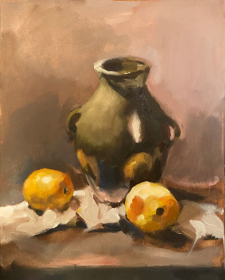 Citrons - Peinture à l'huile