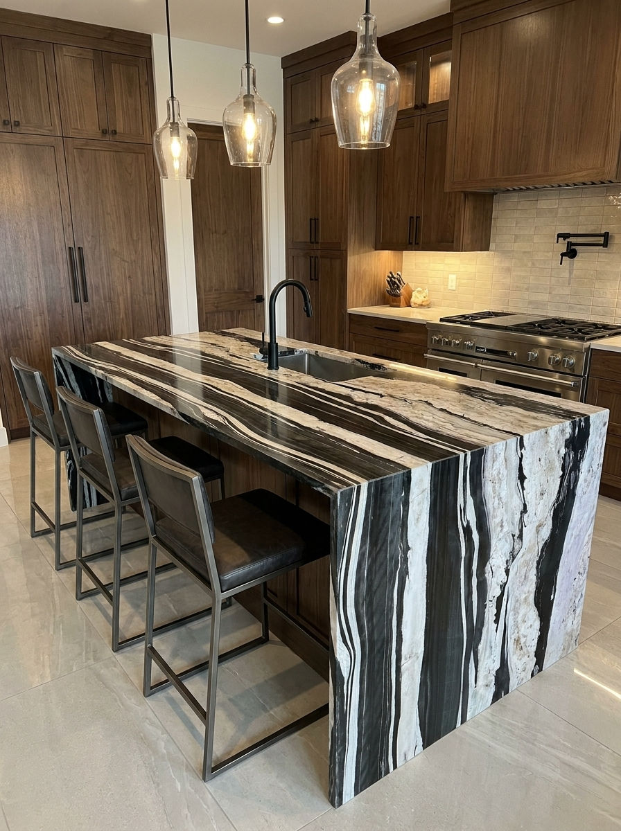 Thumbnail: Copacabana Quartzite Polished 3cm Series Lot #A1593
