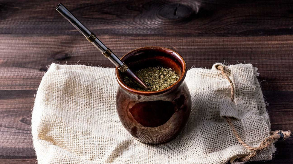 Yerba Mate (South America): This herbal tea is shared among friends, especially in Argentina and Uruguay, where people sip it from a gourd using a metal straw.
