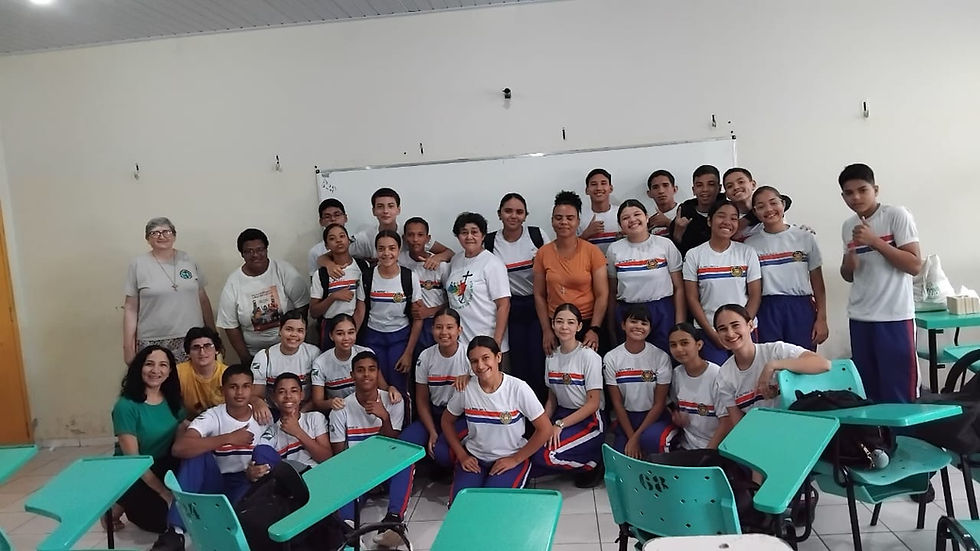 Missão nas Escolas de São Luiz/RR: “Cuidado da Vida e os Valores”