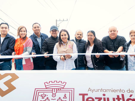 KARLA MARTÍNEZ ENTREGA PAVIMENTACIÓN EN LOS CIPRESES Y REFRENDA COMPROMISO CON LAS COLONIAS