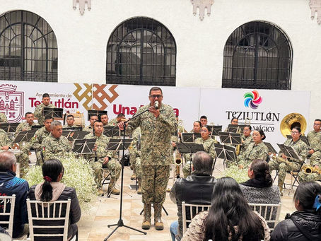 KARLA MARTÍNEZ PROMUEVE LA CULTURA CON GRAN PRESENTACIÓN DE LA BANDA DE MÚSICA MILITAR EN EL PALACIO MUNICIPAL