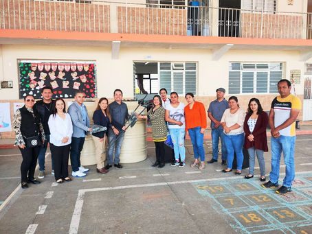 ANTONIO RUMILLA HACE ENTREGA DE TINACOS A COMITÉ DE PARTICIPACIÓN SOCIAL DE IXTLAHUACA
