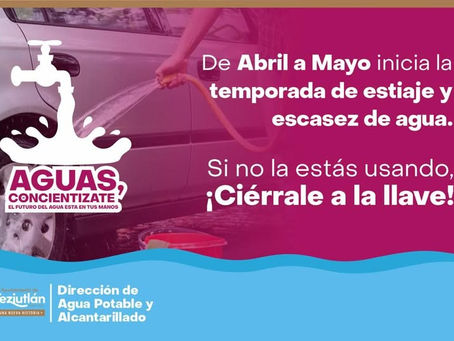 AGUAS, CONCIENTÍZATE