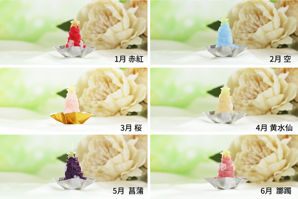 サムネイル： 【1色1本入り】天国ローソク＜記念日用＞