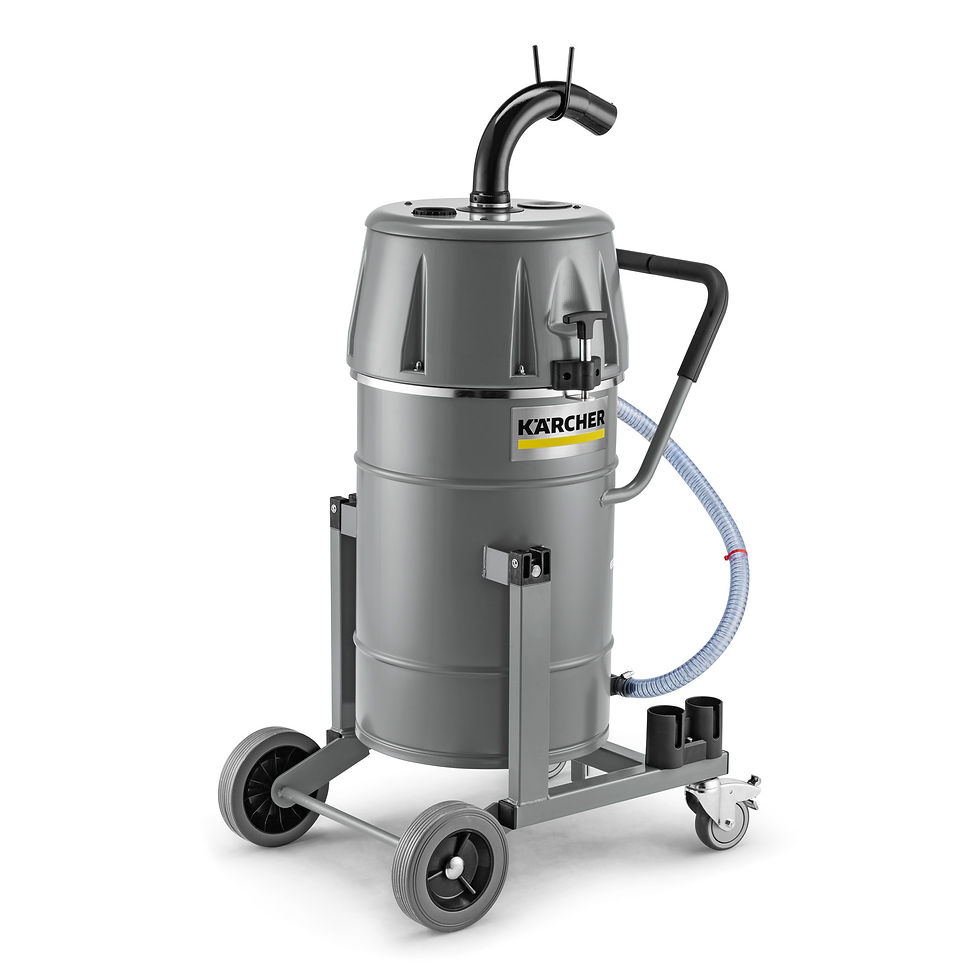 Pembersihan fryer dengan Karcher IVR-L vacuum