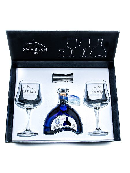 Sharish Blue Magic Gin Gift Set 50cl