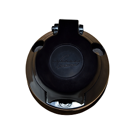 Tomada para Engate Preta (fêmea)