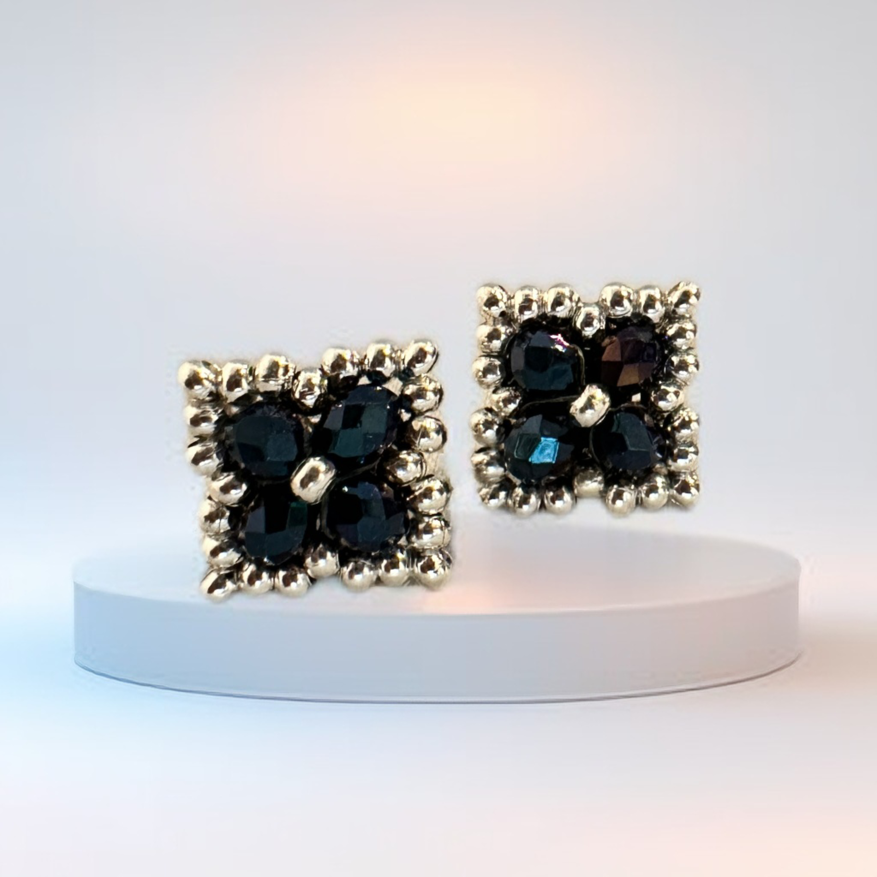 Crystal 4 Clover Stud