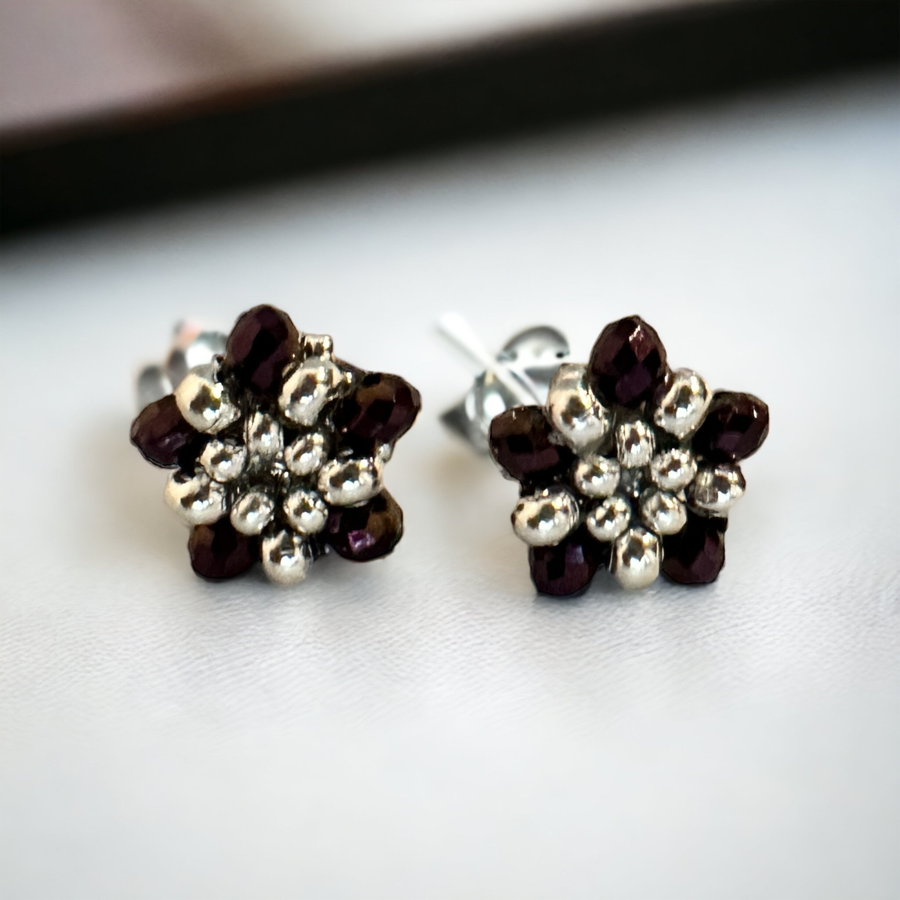 Crystal 5 Stud Earring