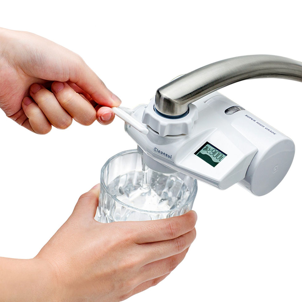 Cleansui CSP701 faucet mounted series on tap