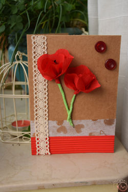 Red poppies