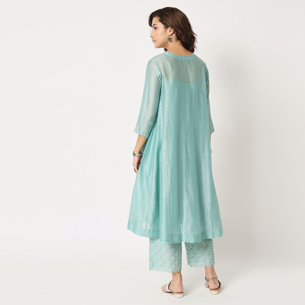 Thumbnail: Chandrima 09 TQ Ghera Kurta Set