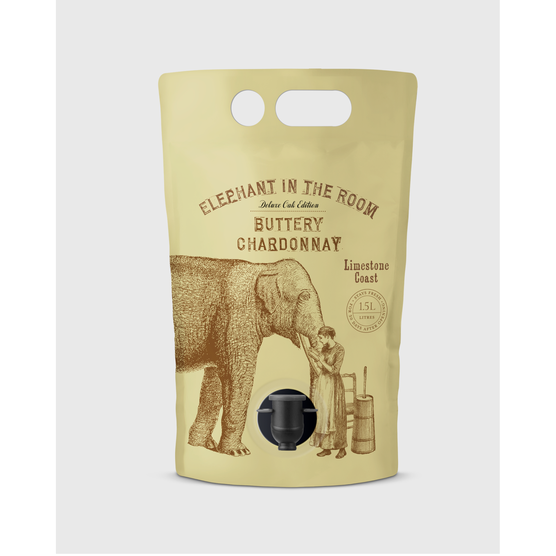 Elephant in the Room Bagnum - Buttery Chardonnay