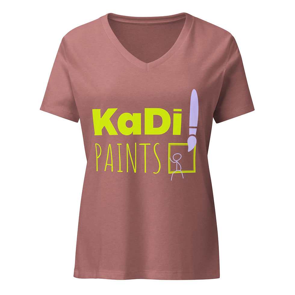 Thumbnail: Women’s relaxed v-neck t-shirt