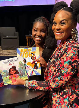 Deven Tellis meeting Tabitha Brown
