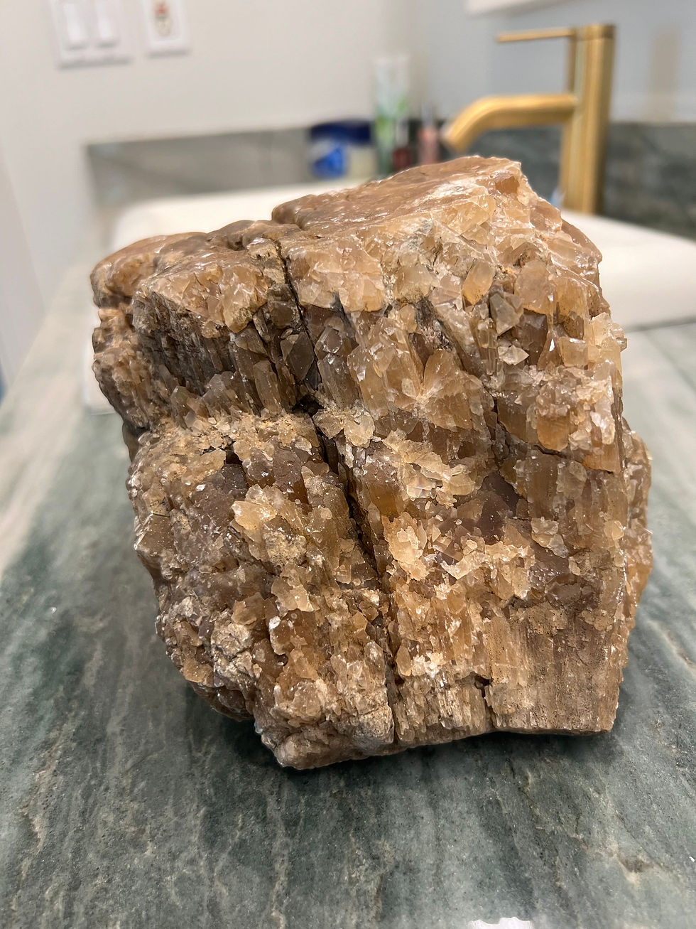 Thumbnail: Honey calcite 7.6 pounds