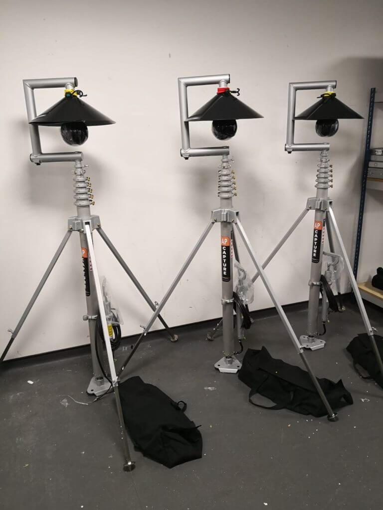 AP Capture Sports Mast ready for the FA at St Georges Park