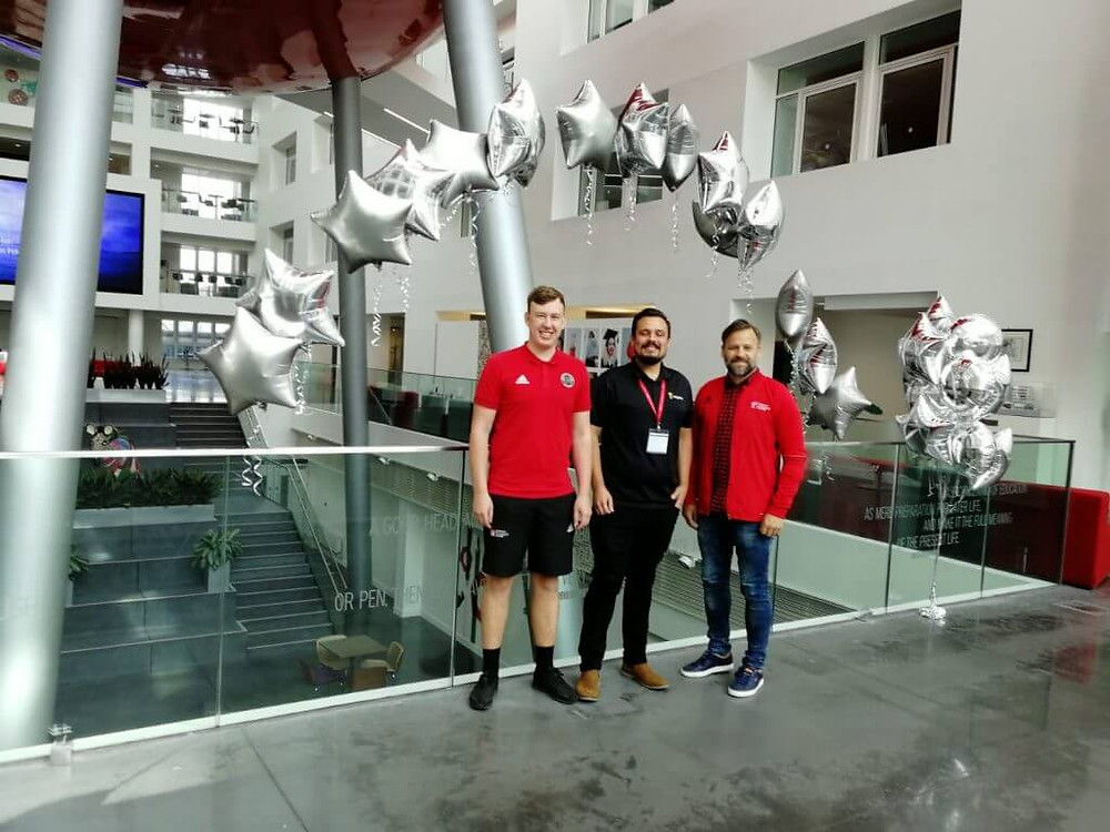 Bradley Grice Andy Hardiman Louis Langdown performance analysis at Southampton Solent University