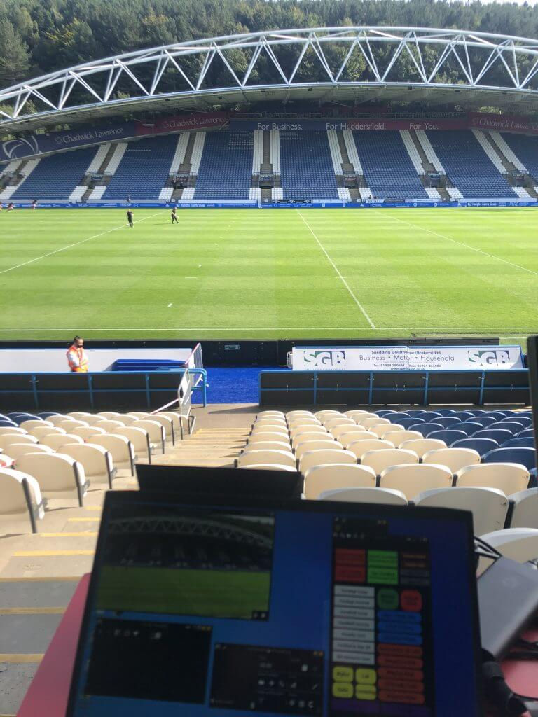 Huddersfield Giants do their live Rugby League Video Analysis with Nacsport