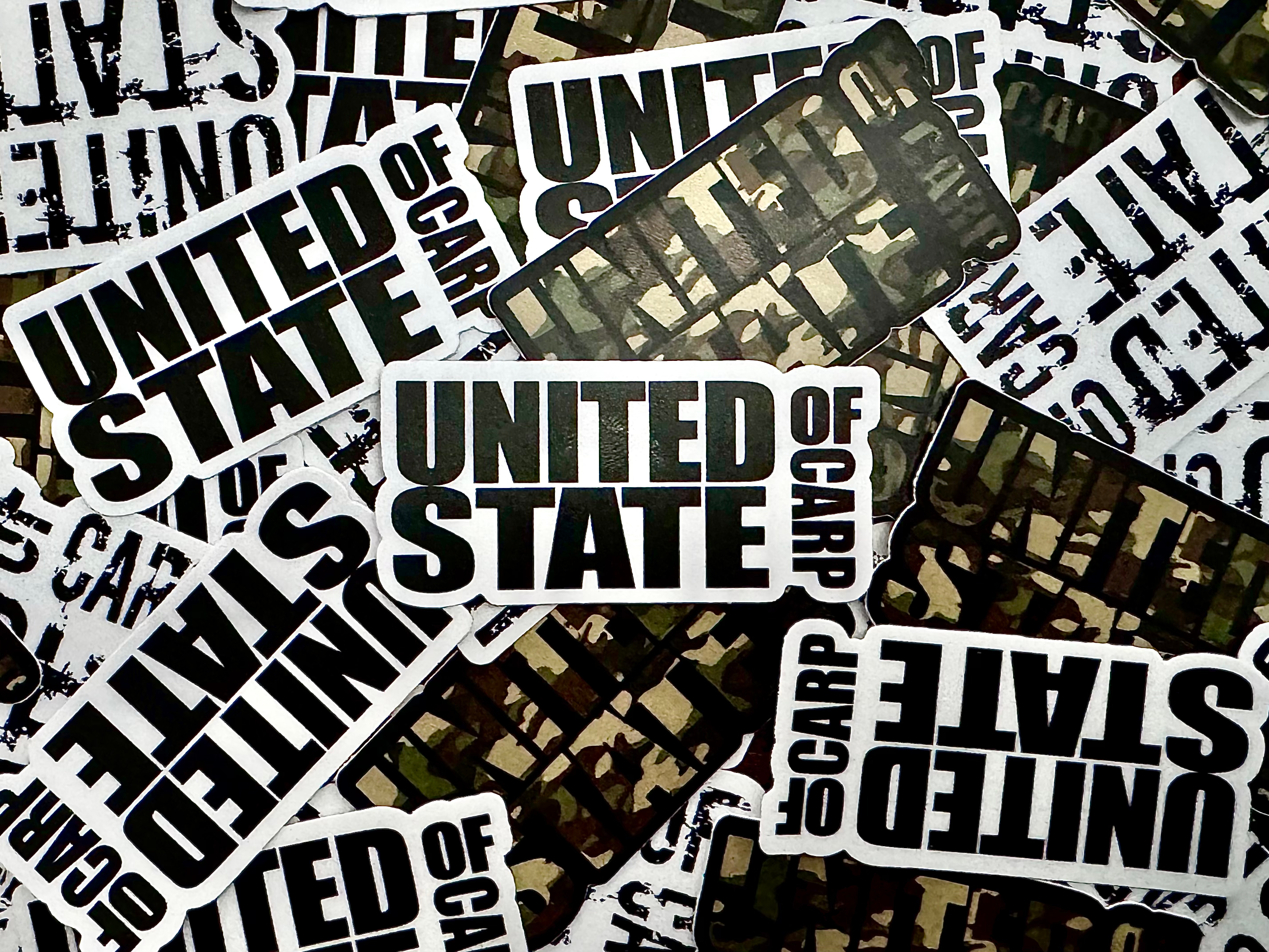 United State Of Carp ~Stickers