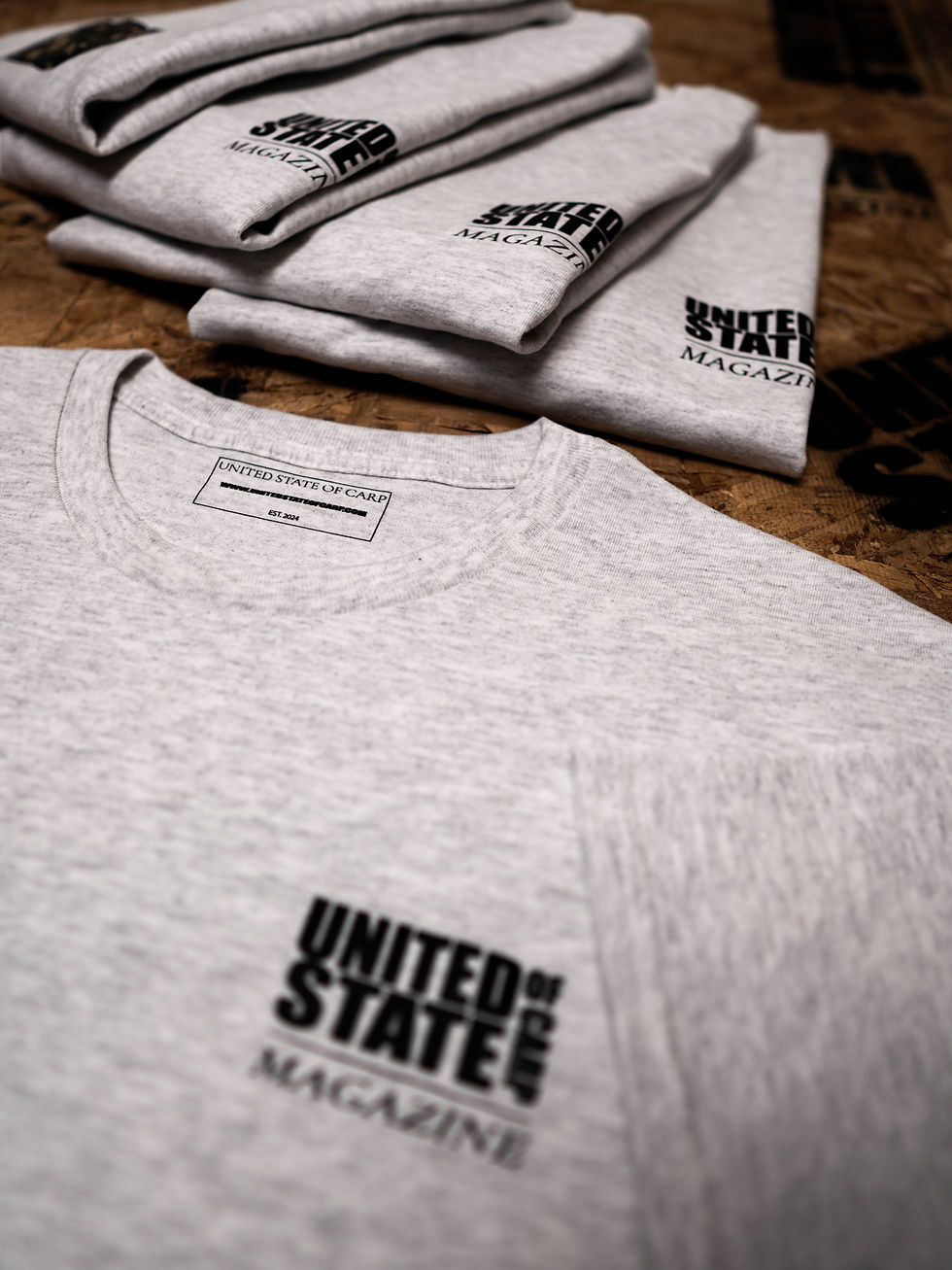 Thumbnail: UNITED STATE OF CARP ~ MAG Logo T-Shirt ~ Ash Gray