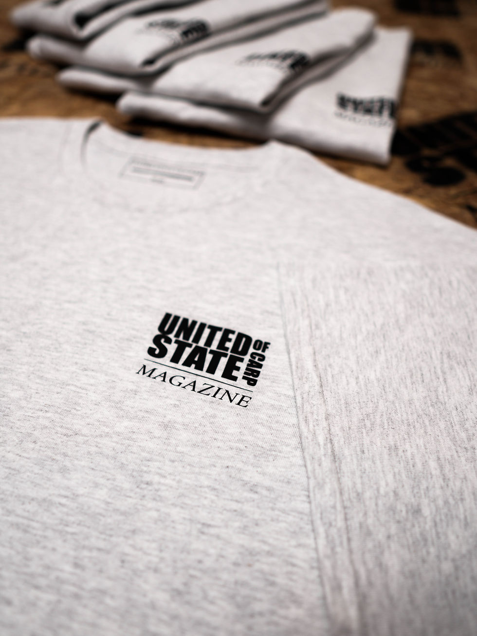 Thumbnail: UNITED STATE OF CARP ~ MAG Logo T-Shirt ~ Ash Gray