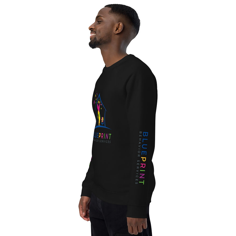Thumbnail: Unisex organic raglan sweatshirt