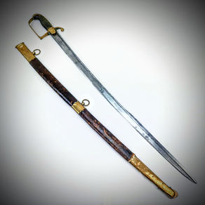C1800 Unique Pipeback Bavarian Sword £845