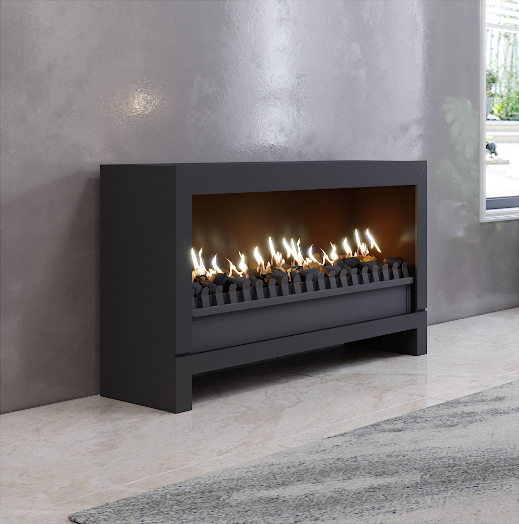 SAFire - Baiona Freestanding gas fireplace