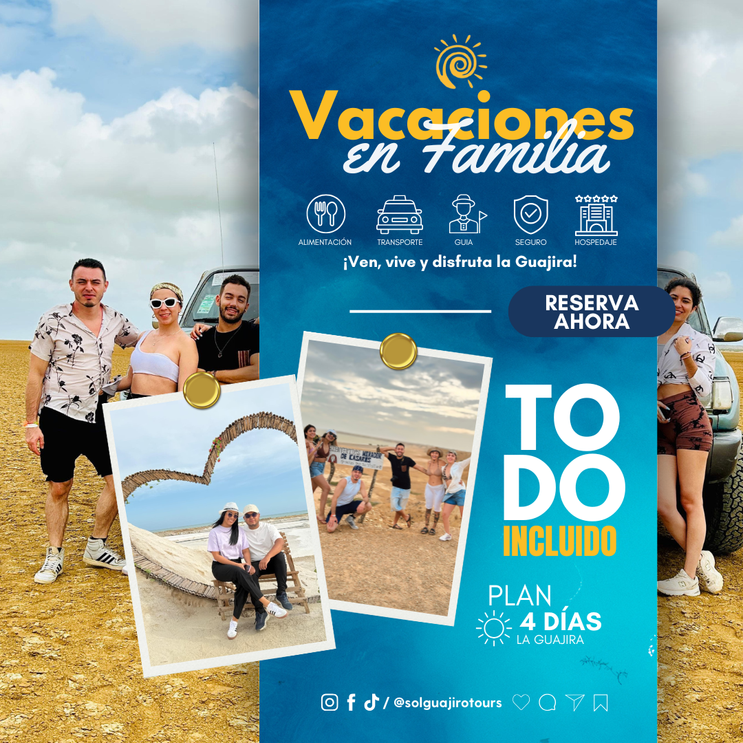 PLAN 4 DIAS LA GUAJIRA