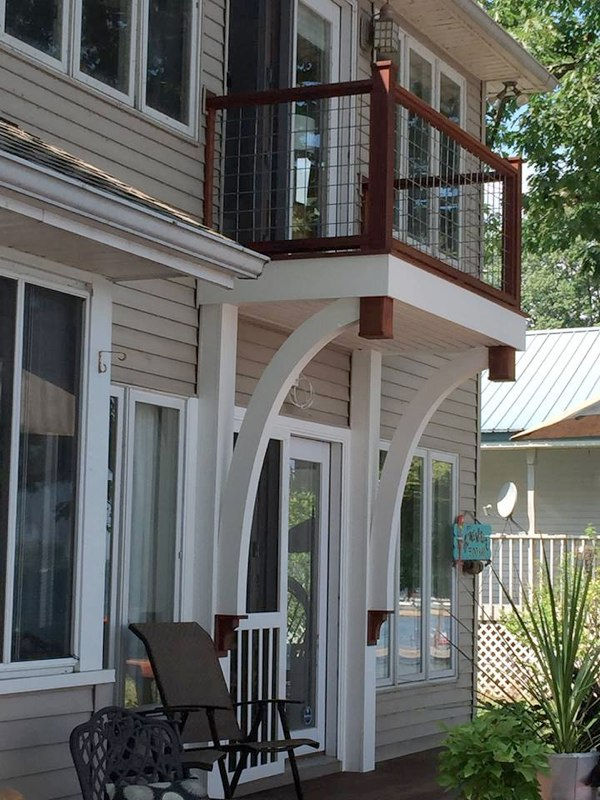 Master bedroom balcony