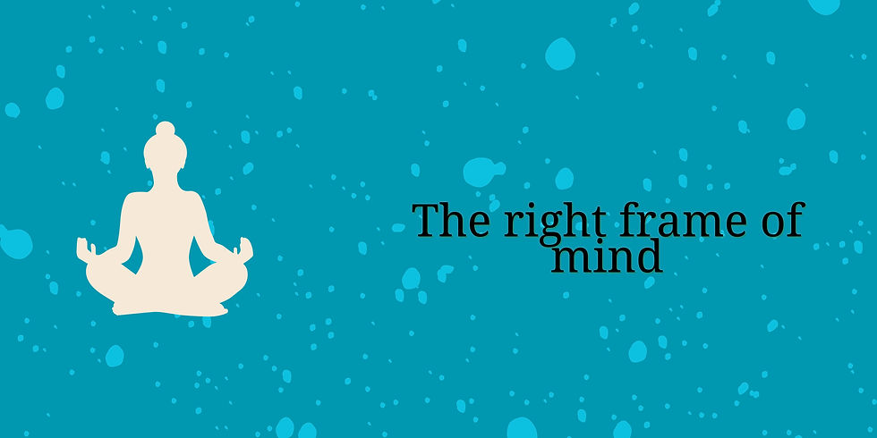 Preparing for an interview - The right frame of mind
