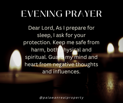 "Dear Lord, As I prepare for sleep, I ask for your protection. Keep me safe from harm, both physical and spiritual. Guard my mind and heart from negative thoughts and influences." 🙏
