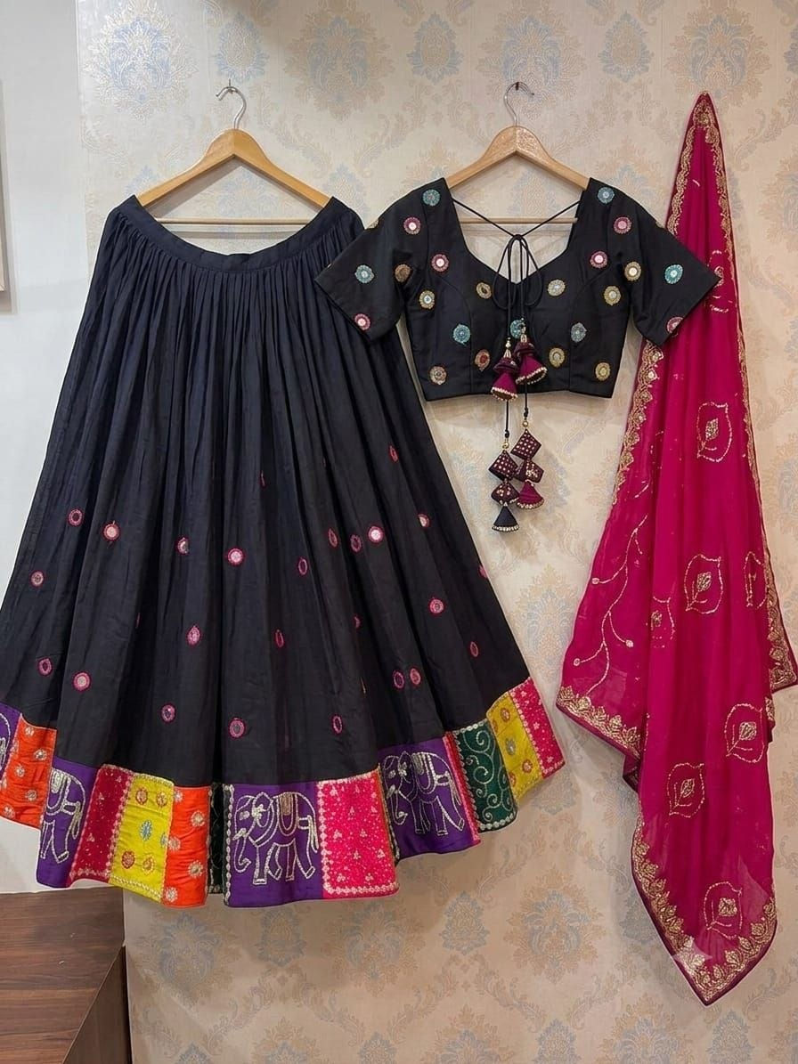 Thumbnail: Navratri Lehenga with Digital Print | Designer Party & Wedding