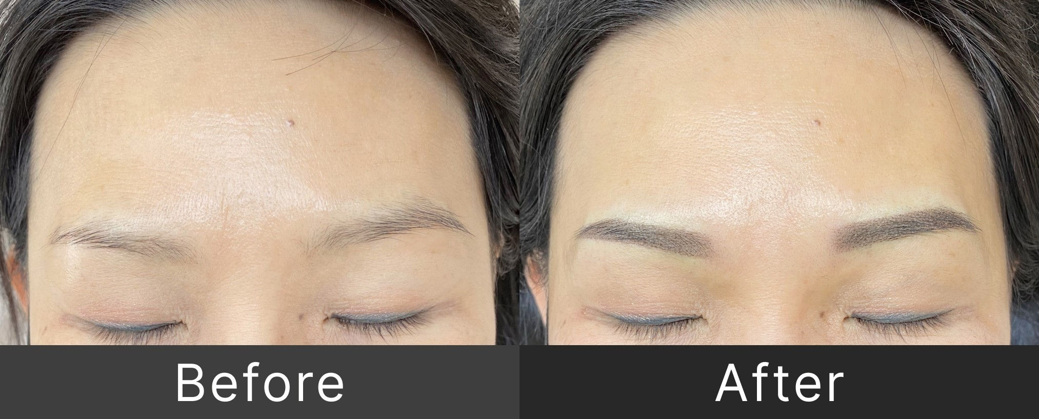 Le_CamelliaBeauty - 香港韓國半永久醫美權威 - 尖沙咀旺角整眉 - 紋眉 - 修眉 - 個案對比 - 半永久化妝 - 氧條眉- 
 - 飄霧眉 - CarolineChan